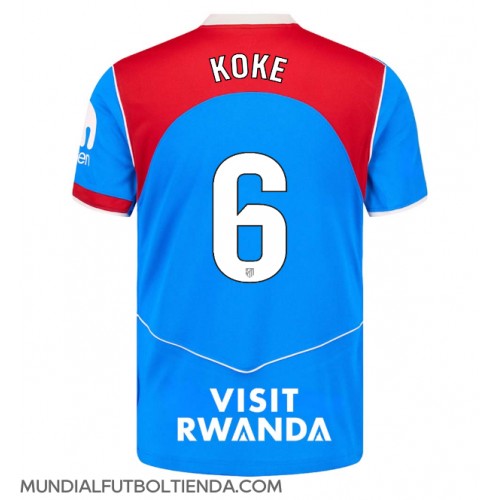 Camiseta Atletico Madrid Koke #6 Tercera Equipación Replica 2025-26 mangas cortas